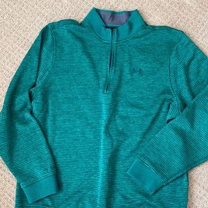 Mens Under Armour green quarter zip